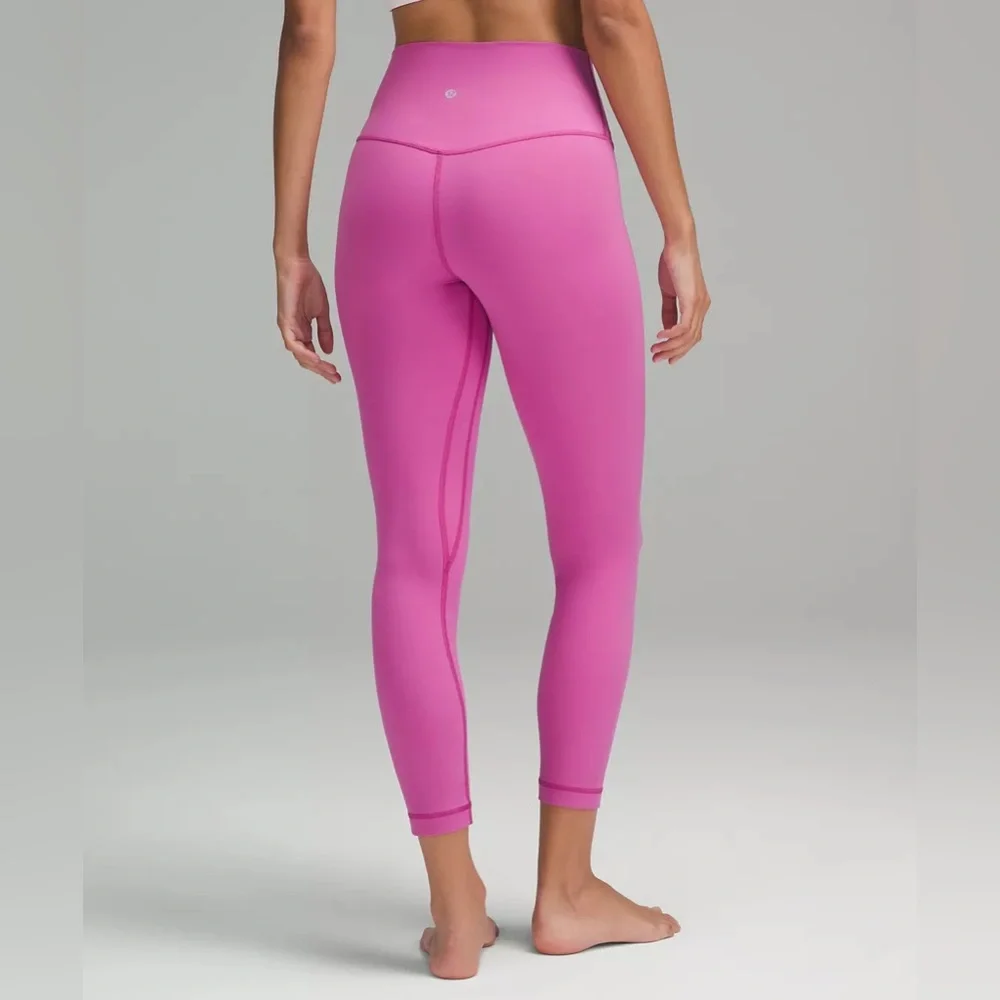 Lululemon Align High Rise 25” double lined, Barbie pink leggings size‎ 0